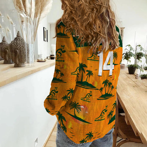 custom-text-and-number-wallabies-australian-rugby-women-casual-shirt-hawaii-style