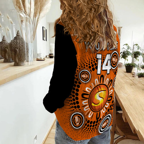 custom-text-and-number-perth-scorchers-cricket-women-casual-shirt-indigenous-5th-champions-bbl-proud