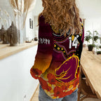 custom-text-and-number-brisbane-broncos-rugby-anzac-2023-women-casual-shirt-aboriginal-mix-poppy-lest-we-forget