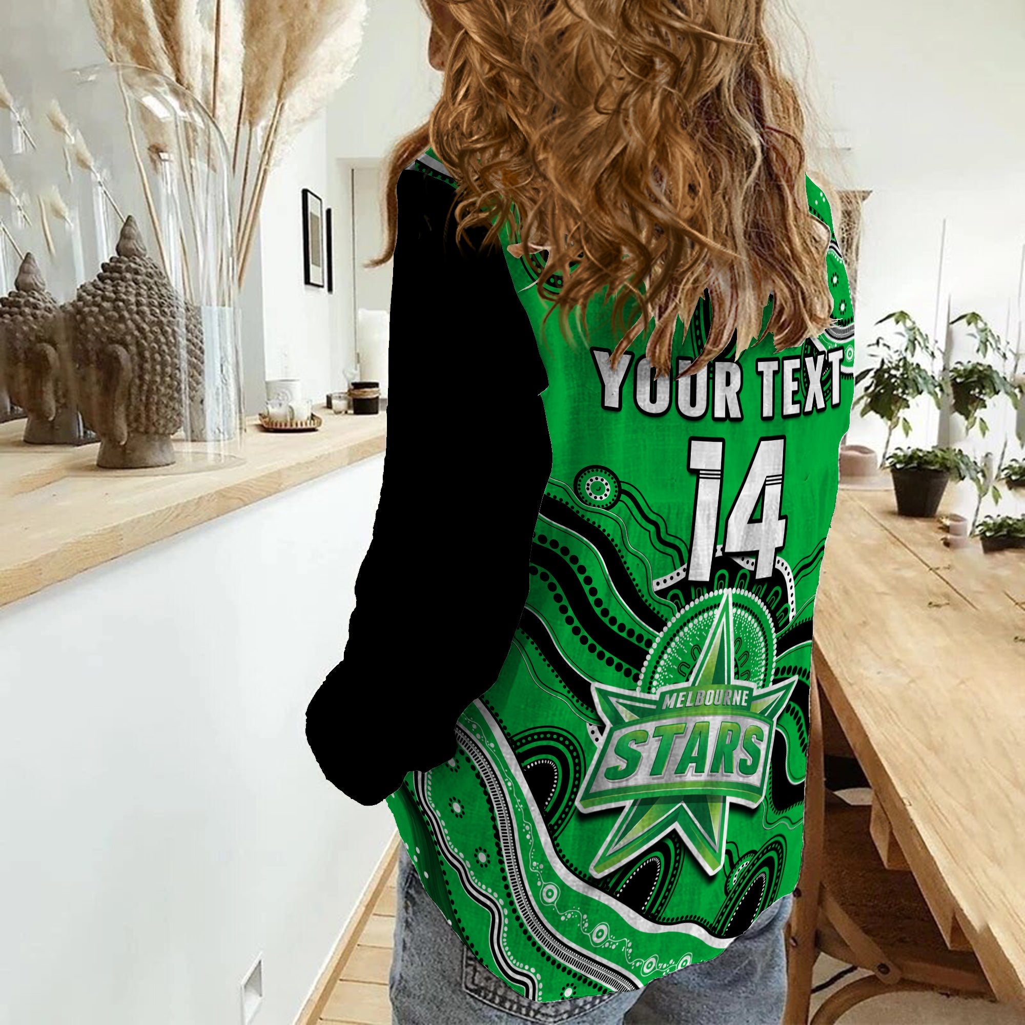 custom-text-and-number-stars-cricket-women-casual-shirt-melbourne-aboriginal-painting