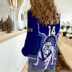 custom-text-and-number-bulldogs-rugby-women-casual-shirt-canterbury-bankstown-1935-indigenous-artsy