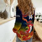 custom-text-and-number-roosters-rugby-anzac-2023-women-casual-shirt-dots-poppy-mix-camouflage-lest-we-forget