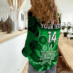 custom-text-and-number-stars-cricket-women-casual-shirt-melbourne-team-green-gradient-aboriginal-art