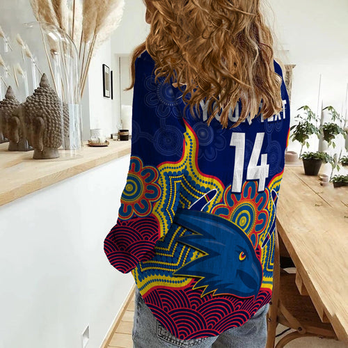 custom-text-and-number-adelaide-football-women-casual-shirt-crows-aboriginal-art
