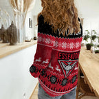 custom-personalised-essendon-football-women-casual-shirt-bombers-indigenous-merry-christmas