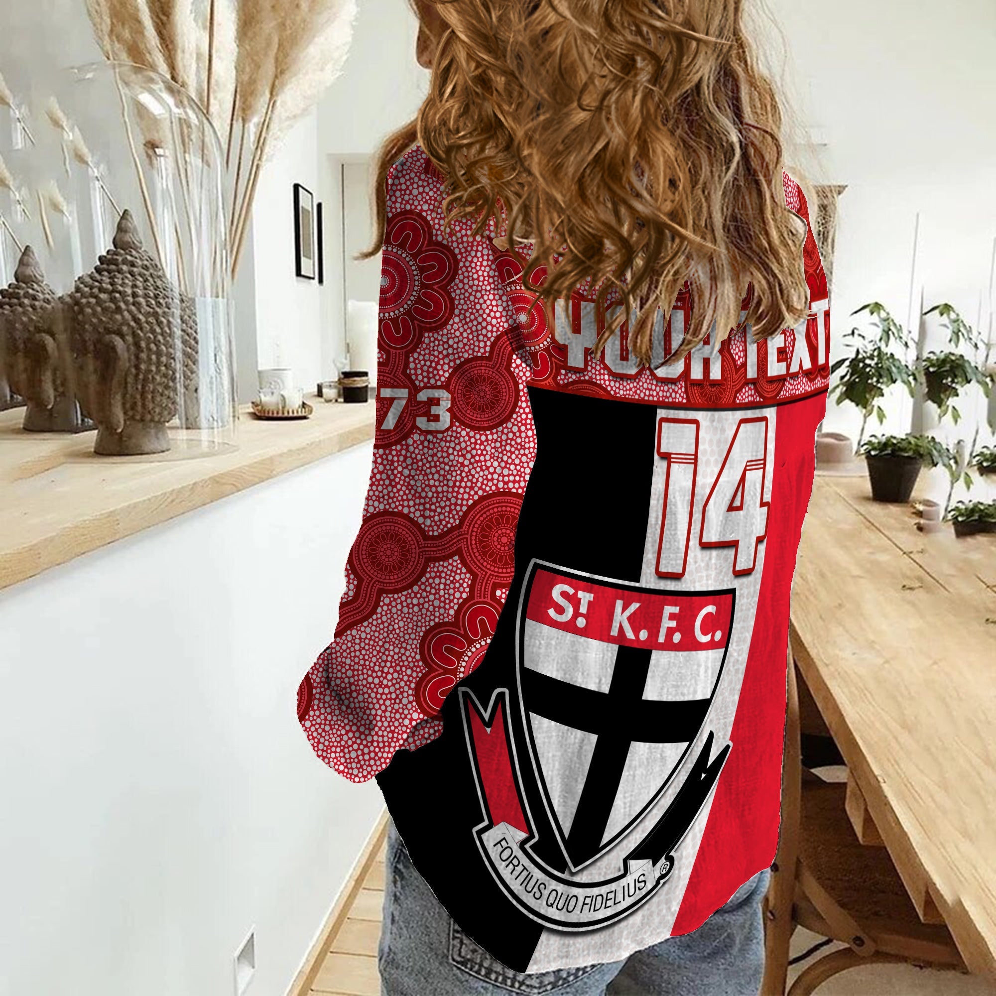 custom-text-and-number-saints-football-women-casual-shirt-st-kilda-1873-aboriginal-dot-painting