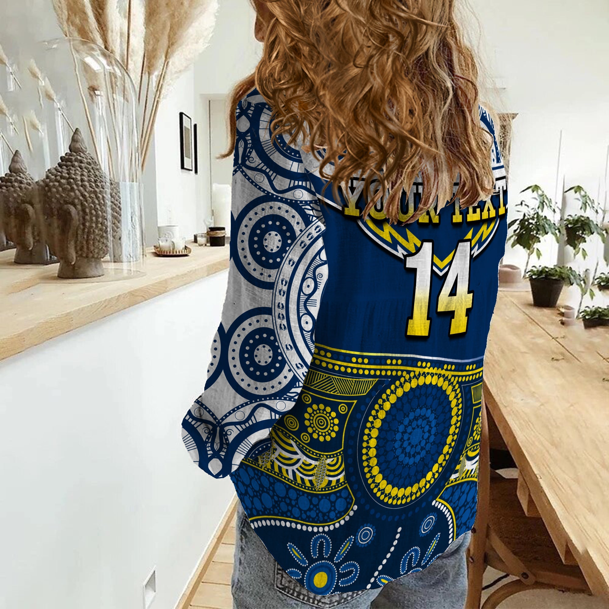 custom-text-and-number-cowboys-rugby-women-casual-shirt-aboriginal-art