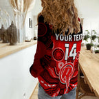 custom-text-and-number-renegades-cricket-women-casual-shirt-melbourne-team-green-gradient-aboriginal-art