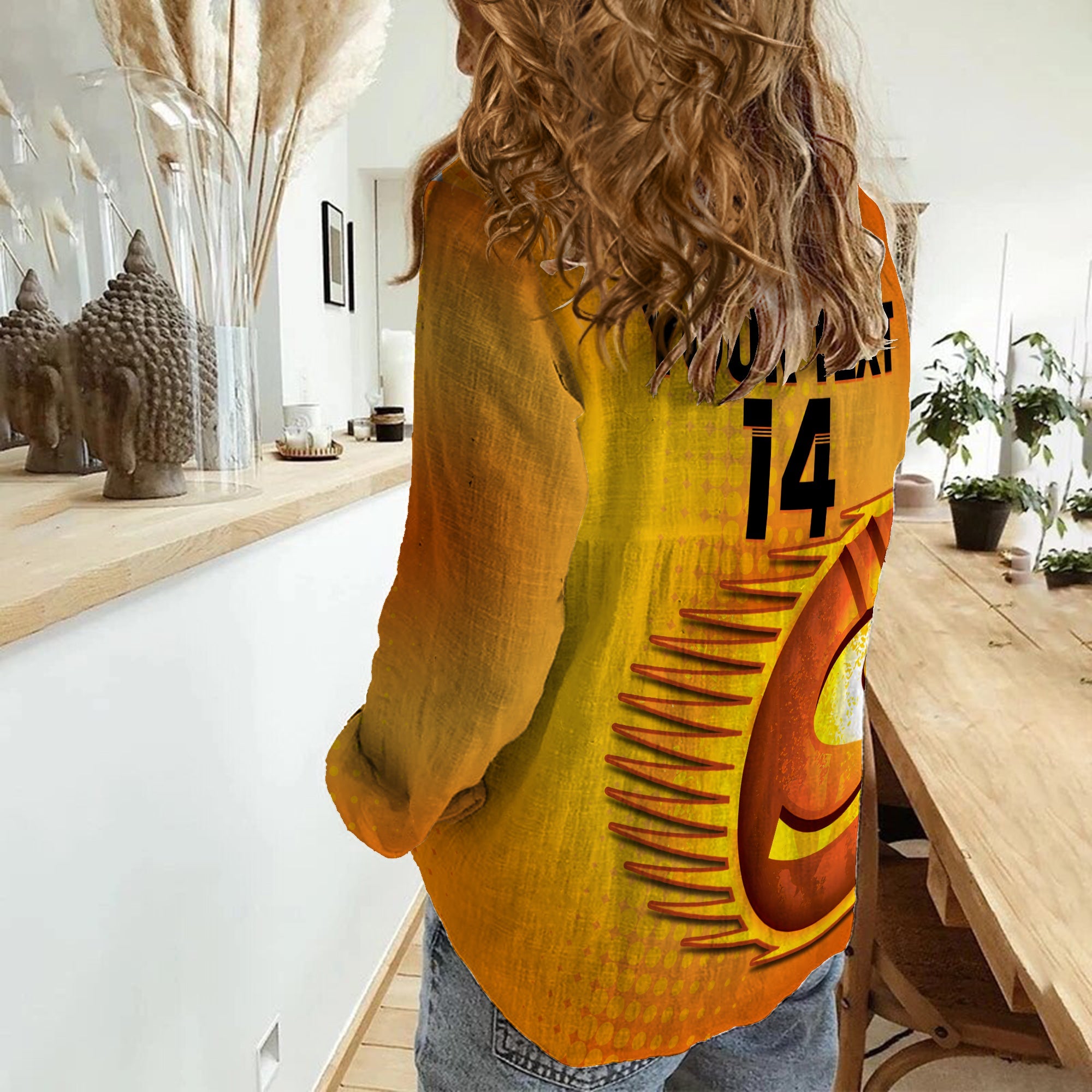 custom-text-and-number-perth-scorchers-cricket-2023-women-casual-shirt-simple-style