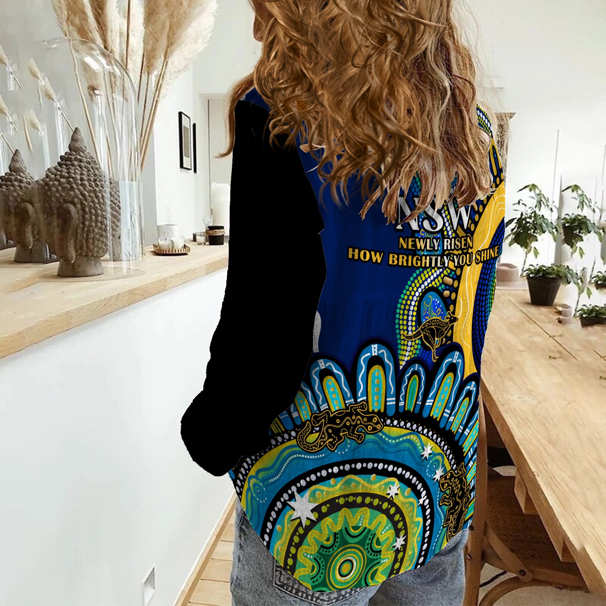 new-south-wales-state-women-casual-shirt-nsw-australian-indigenous-art