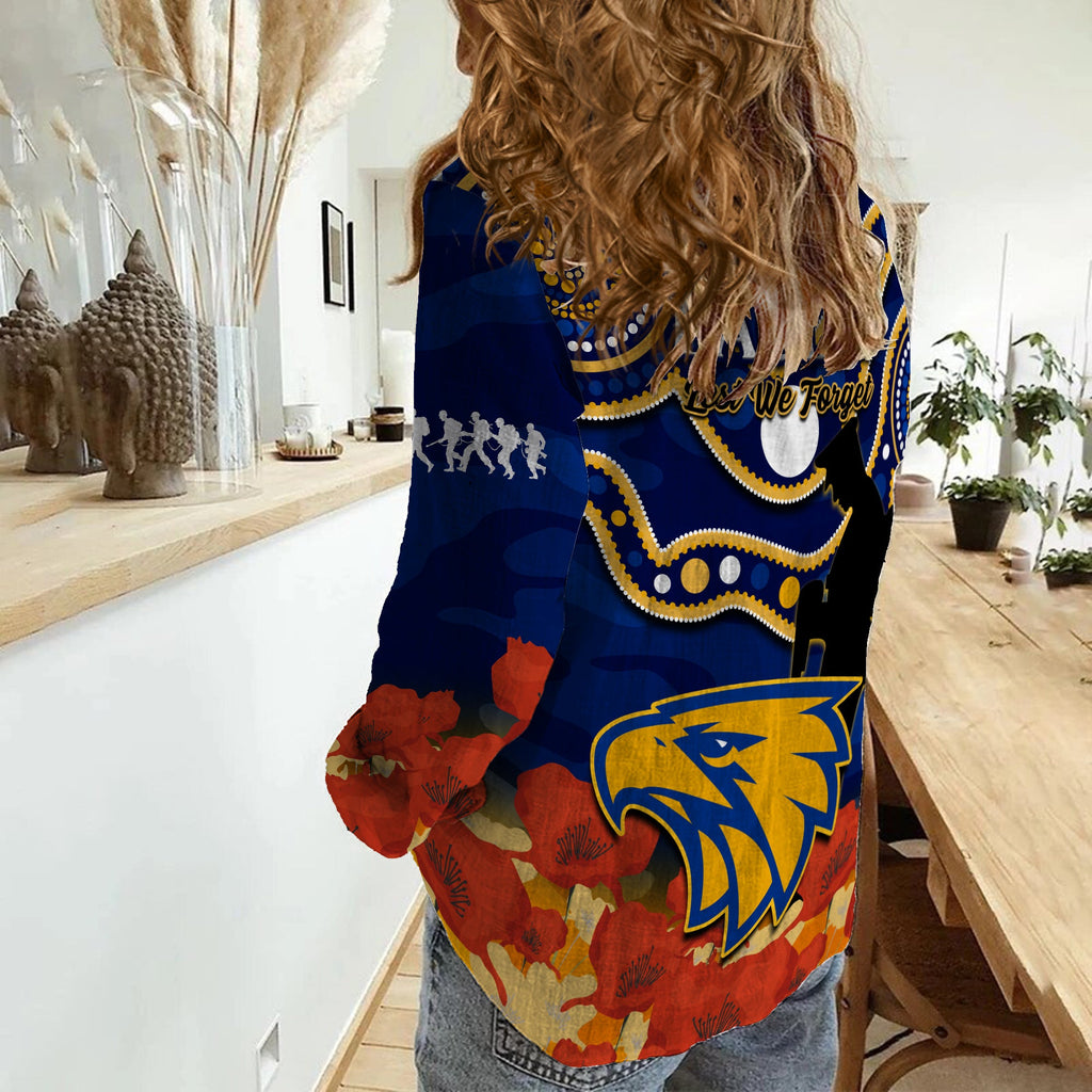 eagles-football-anzac-2023-women-casual-shirt-west-coast-indigenous-mix-poppy-camouflage