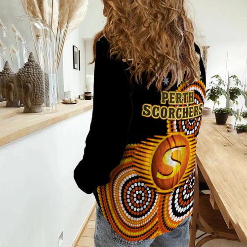 perth-scorchers-cricket-women-casual-shirt-champions-bbl12-proud-indigenous-art
