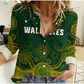 custom-text-and-number-australia-2022-rugby-women-casual-shirt-wallabies-aboriginal-style