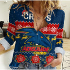 adelaide-football-women-casual-shirt-crows-indigenous-merry-christmas