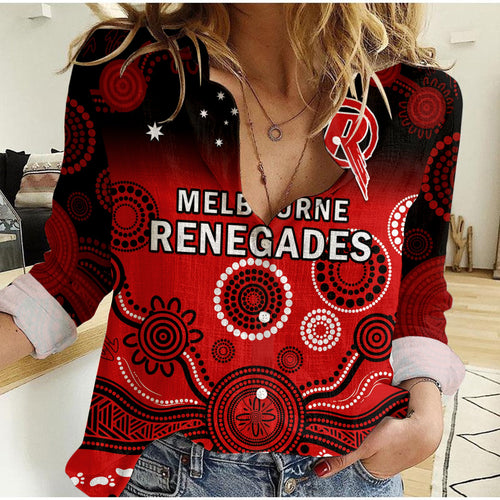 custom-text-and-number-renegades-cricket-women-casual-shirt-melbourne-team-green-gradient-aboriginal-art