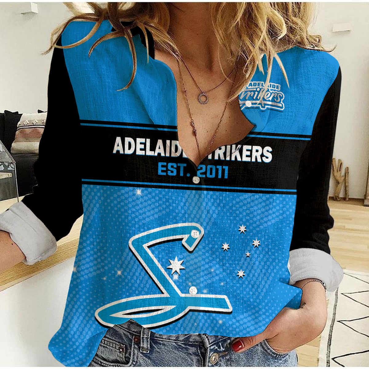 custom-text-and-number-adelaide-strikers-cricket-women-casual-shirt-est-2011-sporty