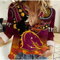 custom-text-and-number-brisbane-broncos-rugby-anzac-2023-women-casual-shirt-aboriginal-mix-poppy-lest-we-forget