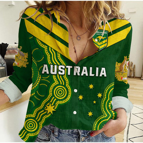 custom-text-and-number-australia-rugby-women-casual-shirt-the-kangaroos-champions-pacific-indigenous