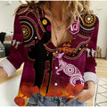 custom-text-and-number-maroons-rugby-anzac-2023-women-casual-shirt-qld-aboriginal-mix-poppy-camouflage