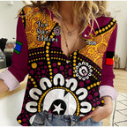 brisbane-broncos-rugby-naidoc-2023-women-casual-shirt-for-our-elders-aboriginal