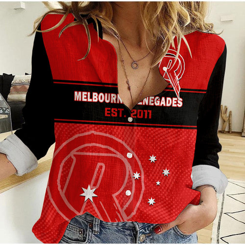 custom-text-and-number-melbourne-renegades-cricket-women-casual-shirt-est-2011-sporty