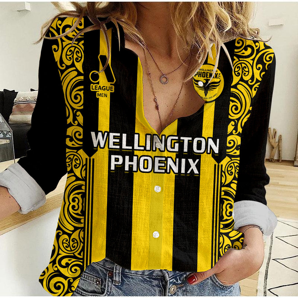 wellington-phoenix-football-women-casual-shirt-a-league-men-the-nix-2007-aotearoa-maori