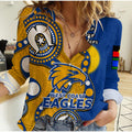 custom-text-and-number-west-coast-eagles-football-naidoc-2023-women-casual-shirt-indigenous-for-our-elders