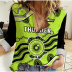 custom-text-and-number-thunder-cricket-women-casual-shirt-sydney-aboriginal-painting