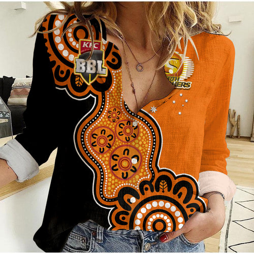 custom-text-and-number-perth-scorchers-cricket-women-casual-shirt-we-are-the-champions-aboriginal