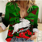 custom-text-and-number-rabbitohs-rugby-anzac-women-casual-shirt-south-sydney-camouflage-poppy-aboriginal