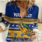 custom-personalised-eels-indigenous-women-casual-shirt-parramatta-christmas