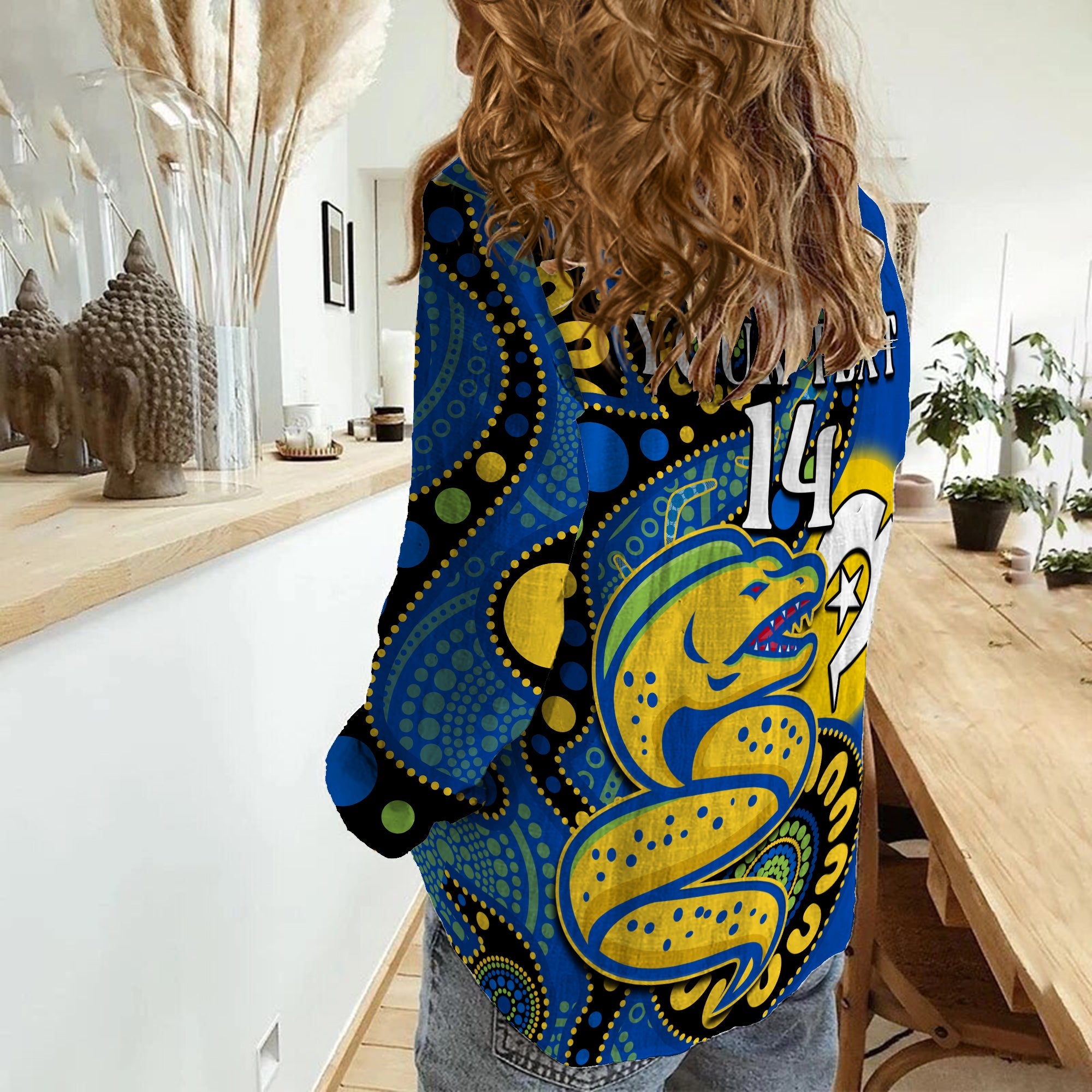 custom-text-and-number-eels-rugby-naidoc-2023-women-casual-shirt-for-our-elders-aboriginal