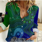 custom-personalised-aboriginal-torres-strait-islands-flag-women-casual-shirt