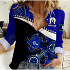 custom-personalised-naidoc-week-2022-women-casual-shirt-torres-strait-islander-version-blue-aboriginal-turtles
