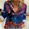 custom-text-and-number-adelaide-football-anzac-2023-women-casual-shirt-crows-aboriginal-mix-poppy-camouflage