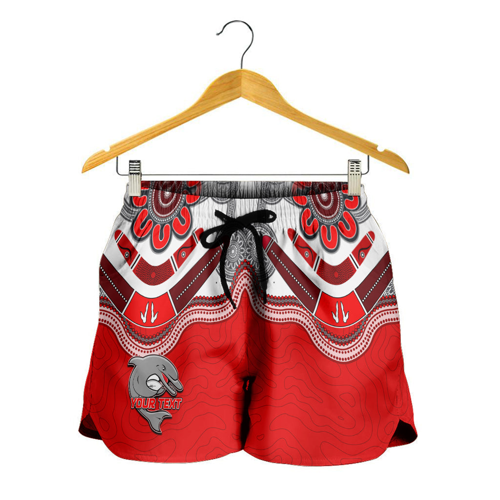 custom-personalised-dolphins-rugby-women-shorts-redcliffe-come-back-stronger