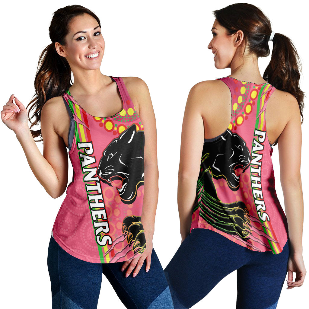 panthers-rugby-women-racerback-tank-the-mountain-men-aboriginal-art-dynamic-pink-version