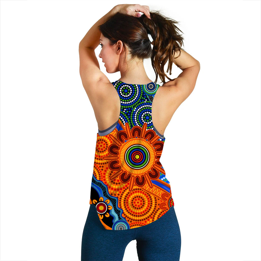 naidoc-week-2022-women-racerback-tank-aboriginal-and-torres-strait-islander-together