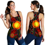 aboriginal-dot-painting-women-racerback-tank-go-to-touch-the-sun