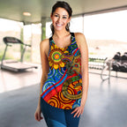 australia-lizard-and-sun-women-racerback-tank-aboriginal-art-speical