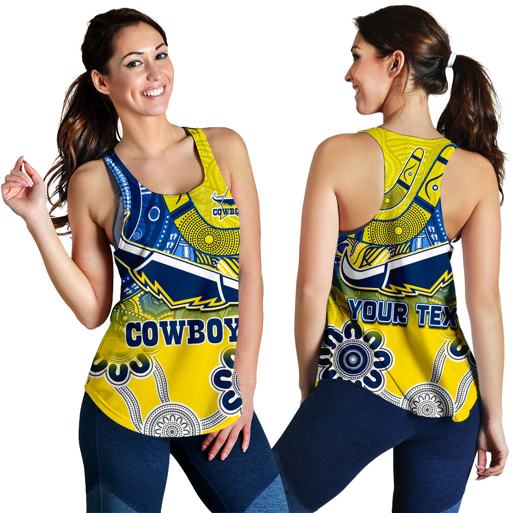 custom-personalised-cowboys-rugby-women-racerback-tank-aboriginal-boomerang-go-premiers-north-queensland