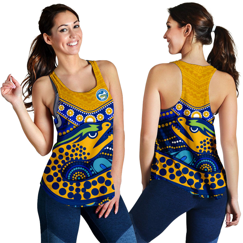 eels-rugby-women-racerback-tank-aboriginal-and-polynesia-parramatta