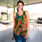 custom-personalised-aboriginal-art-crocodile-women-racerback-tank-you-are-number-one