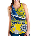 custom-personalised-cowboys-rugby-women-racerback-tank-aboriginal-boomerang-go-premiers-north-queensland