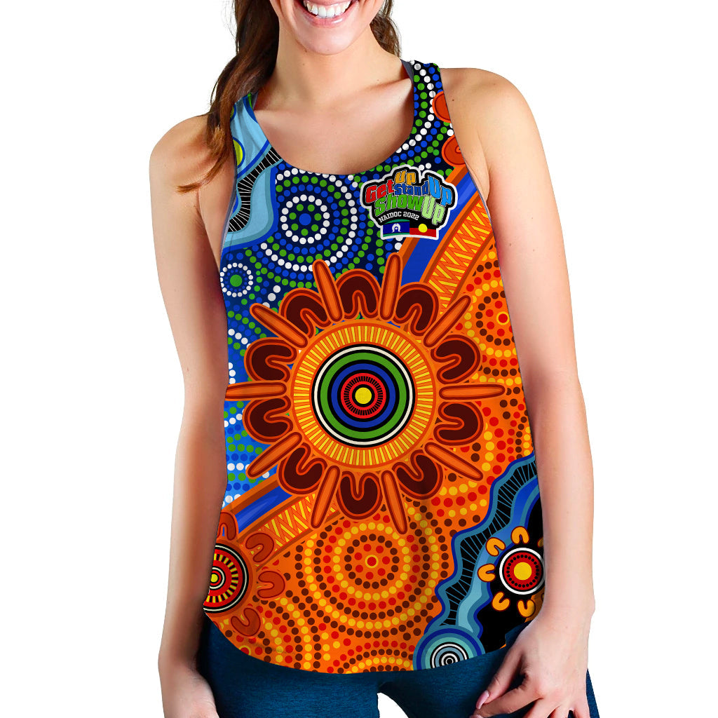 naidoc-week-2022-women-racerback-tank-aboriginal-and-torres-strait-islander-together