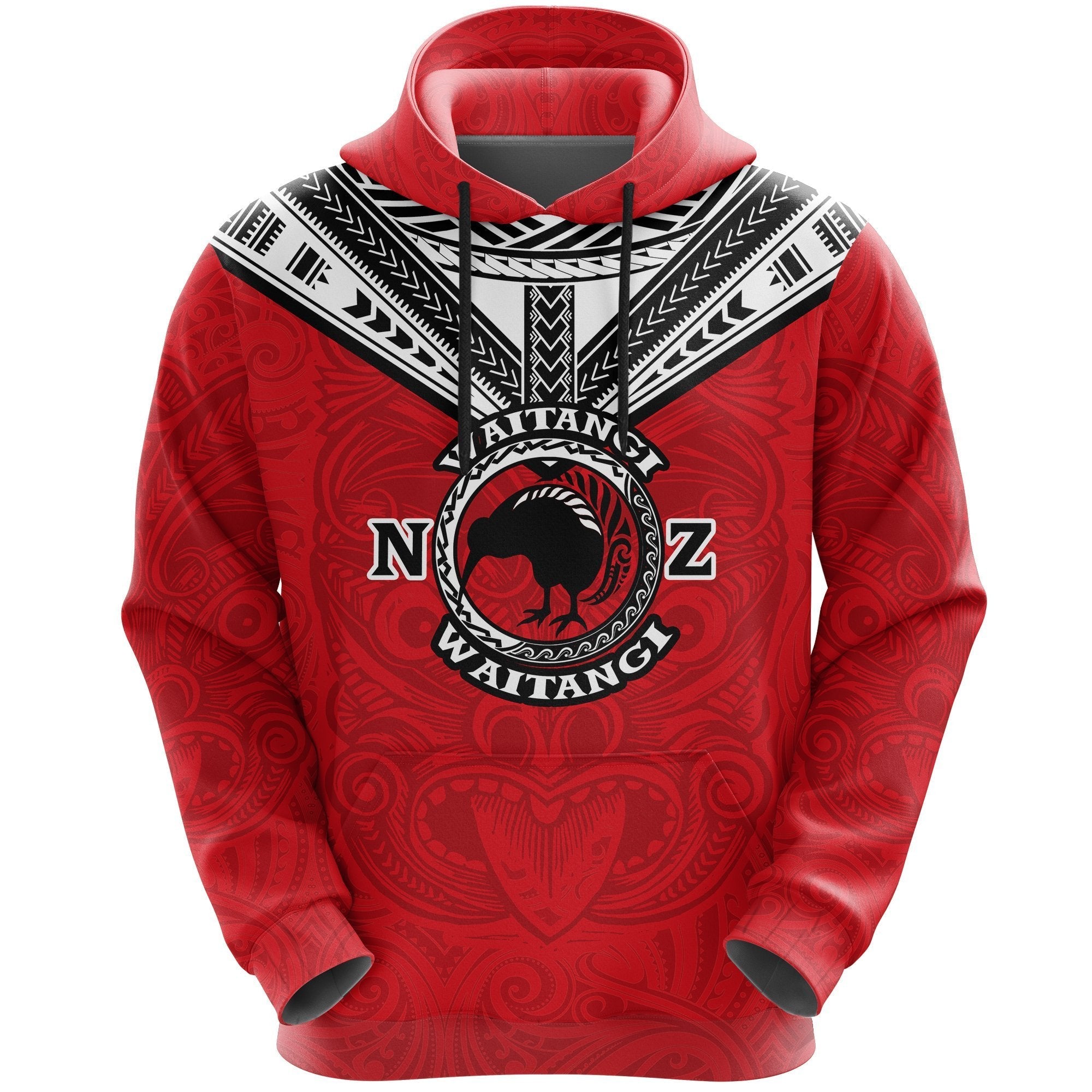 new-zealand-maori-hoodie-waitangi-day-red