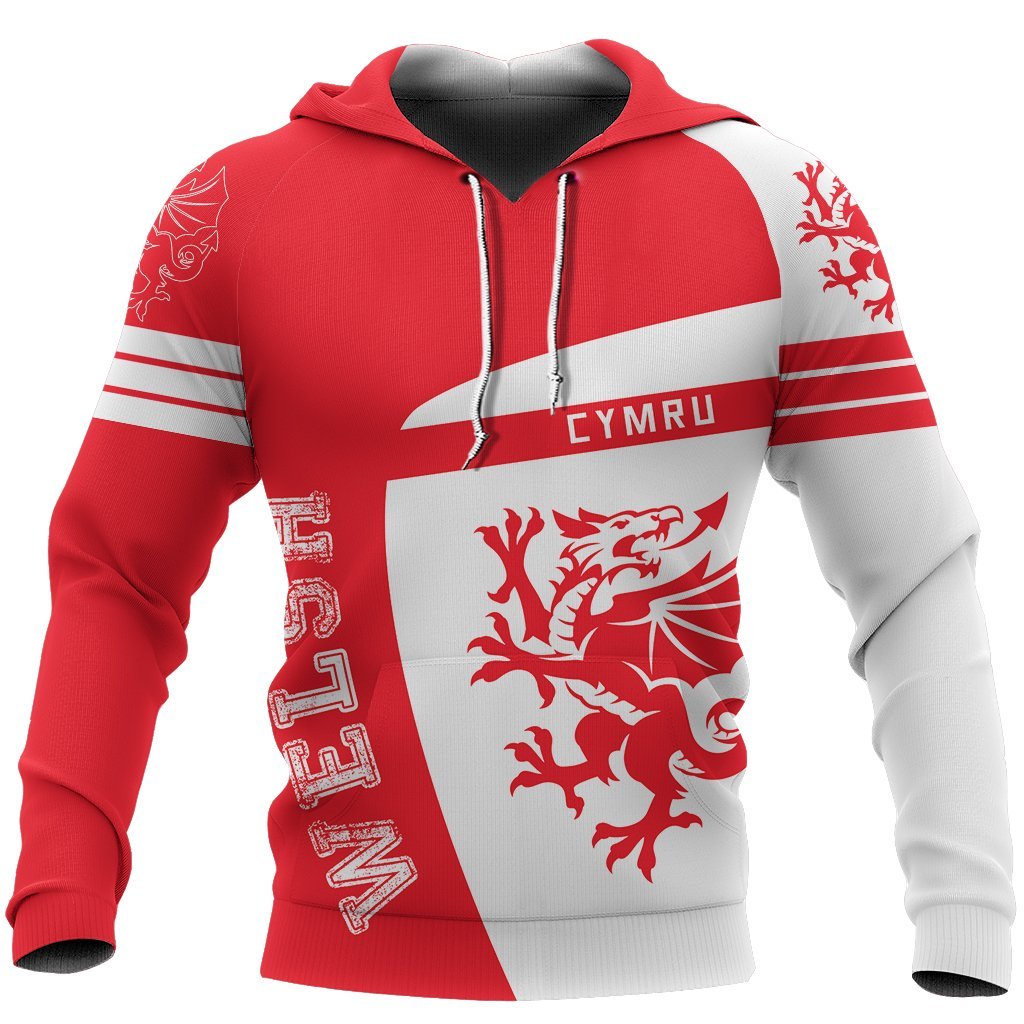 Wales Sport Red Hoodie - Premium Style