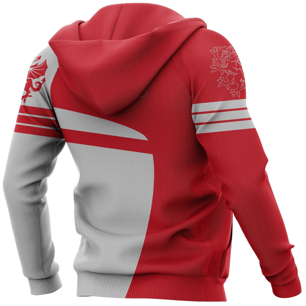 Wales Sport Red Hoodie - Premium Style