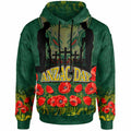 Wallabies Rugby Hoodie - Custom Anzac Wallabies Aboriginal With Animals Hoodie LT10