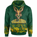 Wallabies Rugby Hoodie - Custom Wallabies Aboriginal With Animals Hoodie LT10
